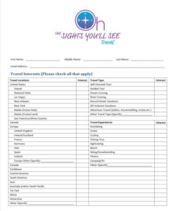 My Travel Interests